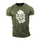 Men's Never Give Up Cotton T-Shirt