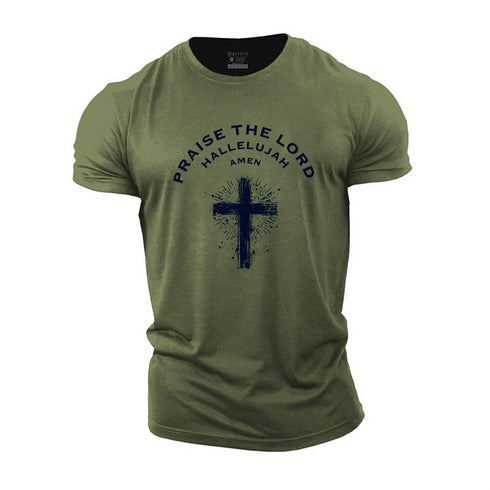 Men's Praise The Lord Cotton T-Shirt
