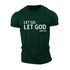 Men's Let God, Let Go Cotton T-Shirt