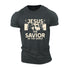 Unisex Jesus The Savior Of The World Cotton T-Shirt