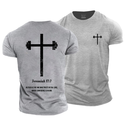 Men's Jeremiah 17:7 Cotton T-Shirt