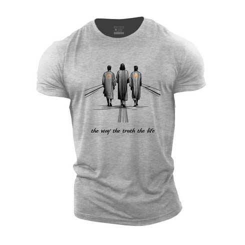 Men's The Way The Truth The Life Cotton T-Shirt