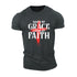 Unisex Saved By Grace Living By Faith Cotton T-Shirt