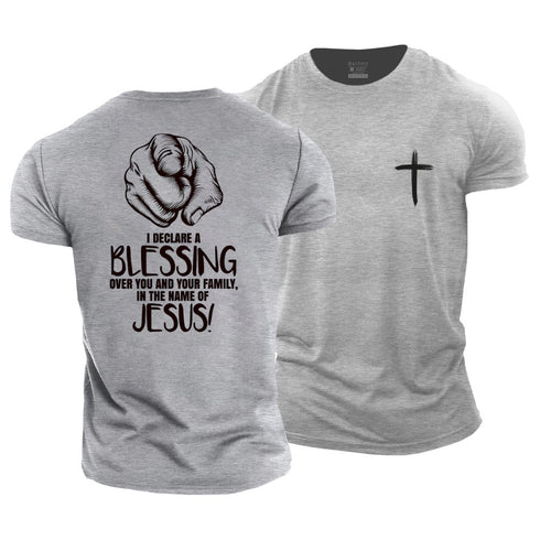 Men's I Declare A Blessing Over You Cotton T-Shirt