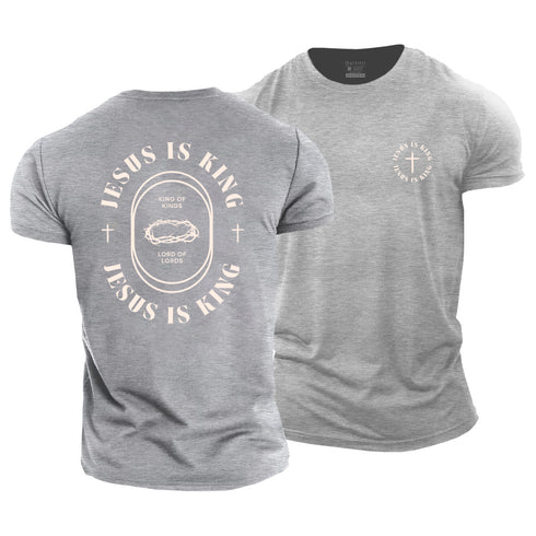 Men's Jesus Is King Cotton T-Shirt
