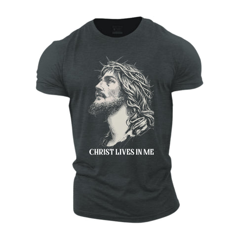 Unisex CHRIST LIVES IN ME Cotton T-Shirt