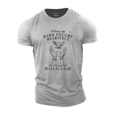 Men's HARD FOUGHT HEARTFELT Cotton T-Shirt