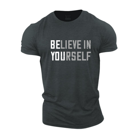 Men's Believe In Yourself Cotton T-Shirt