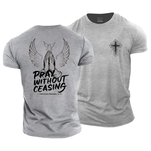 Men's Pray Without Ceasing Cotton T-Shirt