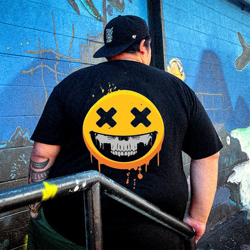 Men's Grimace EMOJI Skull T-shirt