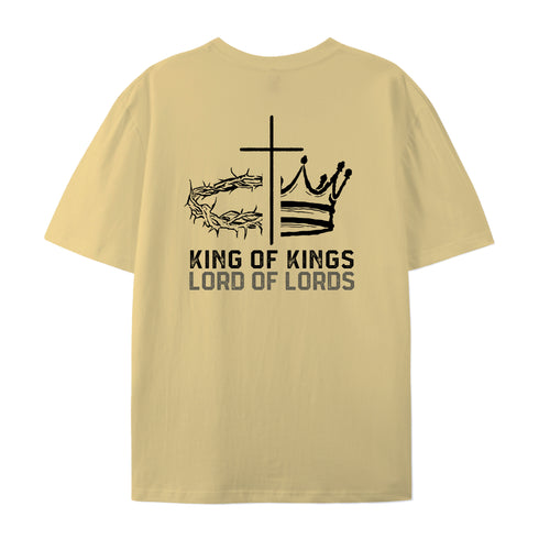 Men's King Of Kings Lord Of Lords Cotton T-Shirt