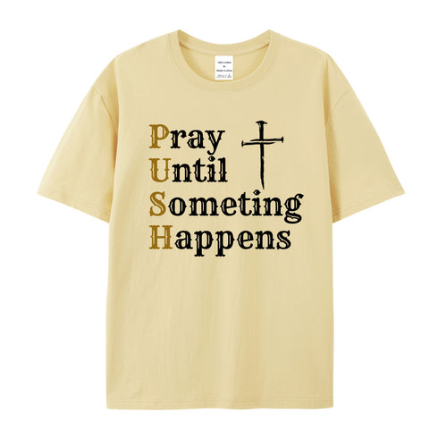 Unisex Pray Cotton T-Shirt