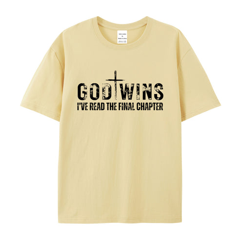 Unisex God Wins Cotton T-Shirt