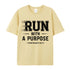 Unisex Run With A Purpose Cotton T-Shirt