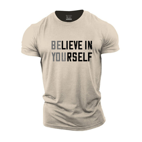Men's Believe In Yourself Cotton T-Shirt