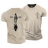 Men's Trust Jesus Walk By Faith Cotton T-Shirt