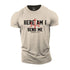 Men's Here Am I Send Me Cotton T-Shirt