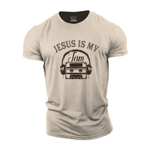 Men's Jesus Is My Jam Cotton T-Shirt