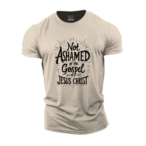 Men's Not Ashamed Of The Gospel Cotton T-Shirt