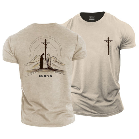 Men's John 19:26-27 Cotton T-Shirt
