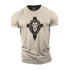 Men's Lion Cross Cotton T-Shirt