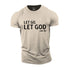 Men's Let God, Let Go Cotton T-Shirt