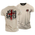 Unisex Jesus Saves Cotton T-Shirt