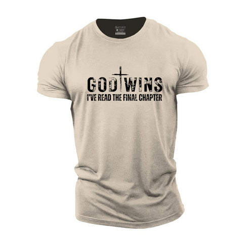 Unisex God Wins Cotton T-Shirt