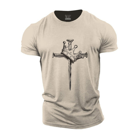 Men's Cross Crown Cotton T-Shirt