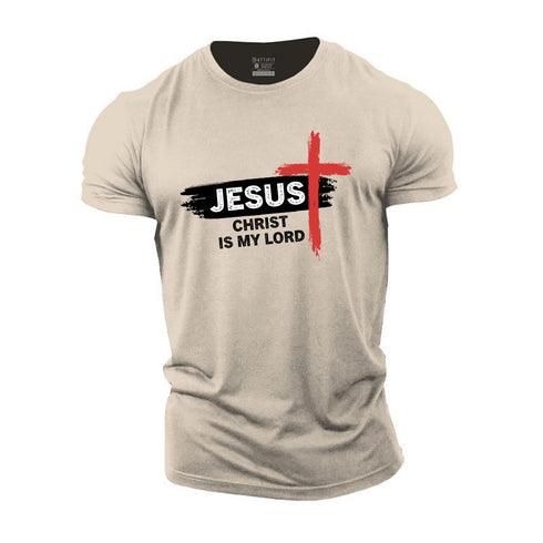 Men's Jesus Christ Is My Lord Cotton T-Shirt