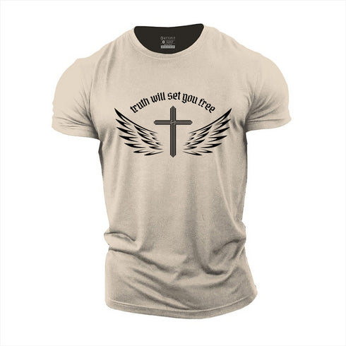 Men's Truth Will Set You Free Cotton T-Shirt
