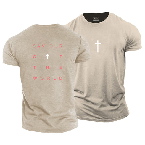 Men's Saviour Of The World Cotton T-Shirt