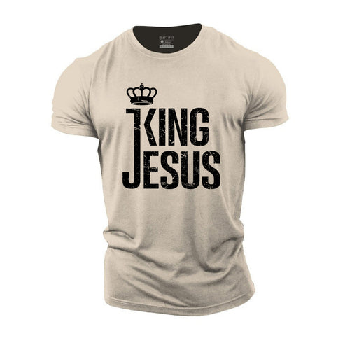 Men's Jesus King Cotton T-Shirt