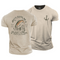 Men's Jesus Made Me A Fisherman Cotton T-Shirt