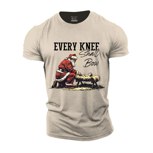 Unisex Every Knee Shall Bow Cotton T-Shirt