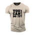 Men's You Can Do It Through Christ Cotton T-Shirt