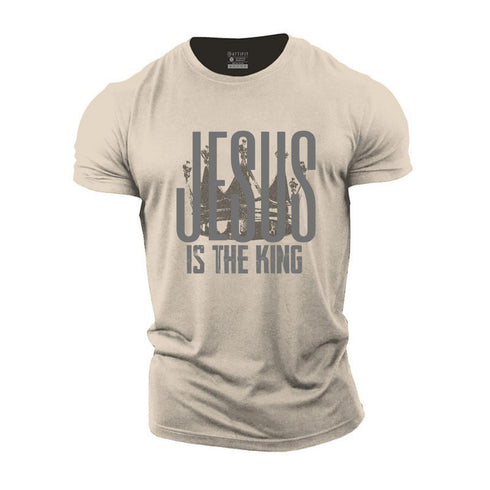 Men's Jesus Is King Cotton T-Shirt
