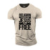 Men's Religion Sets Rules Jesus Sets Free Cotton T-Shirt