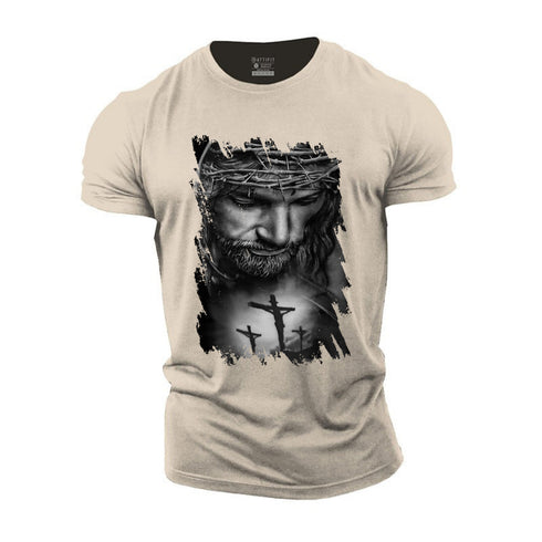Men's Jesus Vintage Cotton T-Shirt