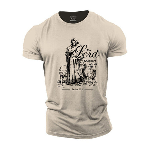 Men's The Lord Is My Shepherd Cotton T-Shirt