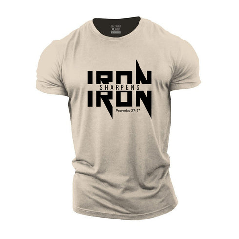 Men's Iron Sharpens Iron Cotton T-Shirt