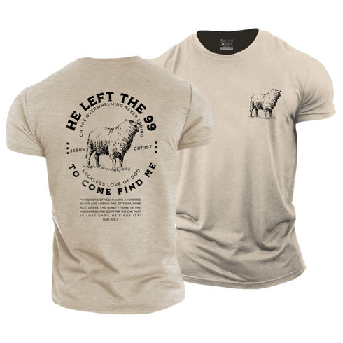 Men's He Left The 99 To Find Me Cotton T-Shirt
