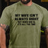 Men's Im Into Fitness Fitting This Beer in My Belly T-Shirt