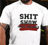 Men's Shit Show Crew Member Funny Men's Short Sleeve T-Shirt