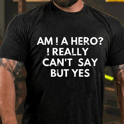 Men's AM I A HERO Print T-shirt