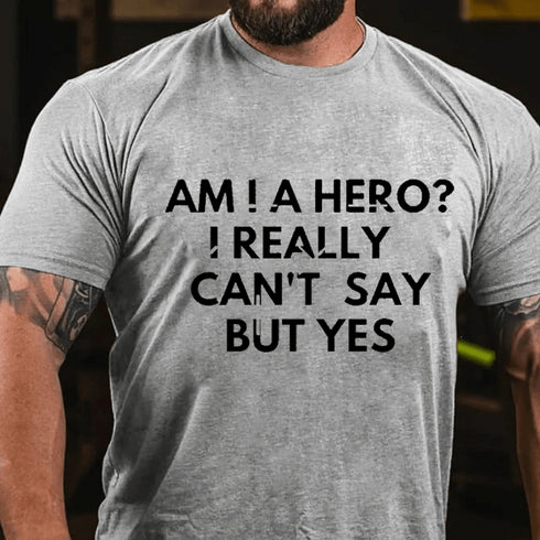 Men's AM I A HERO Print T-shirt