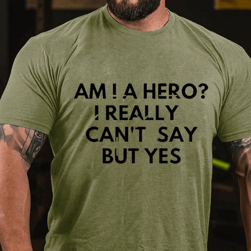 Men's AM I A HERO Print T-shirt
