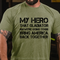 Men's My hero that gladiator we're going to bring america back together Cotton T-Shirt