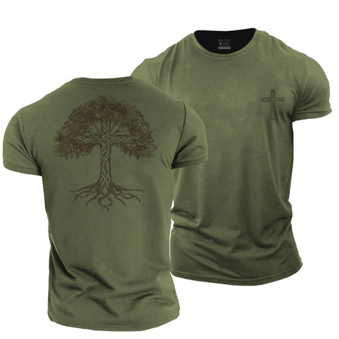 Men's Tree of Faith Cotton T-Shirt