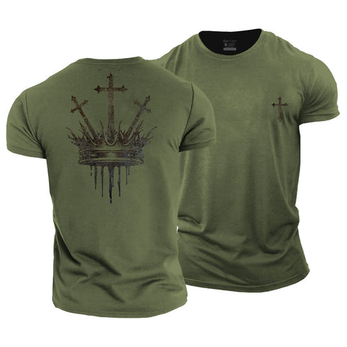 Men's Cross Crown Cotton T-Shirt
